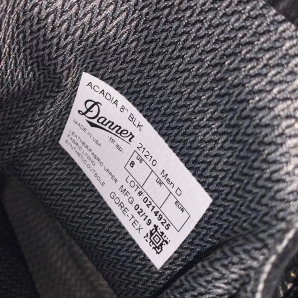 DANNER ACADIA 8” black